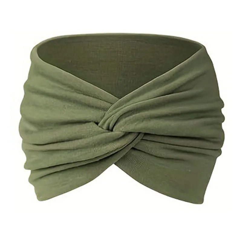 New Women Headbands African Wide Hair Wrap Turban Twist Headband for Women Large Sport Workout Stretch | TINMICO - TINMICO