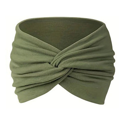 New Women Headbands African Wide Hair Wrap Turban Twist Headband for Women Large Sport Workout Stretch | TINMICO - TINMICO