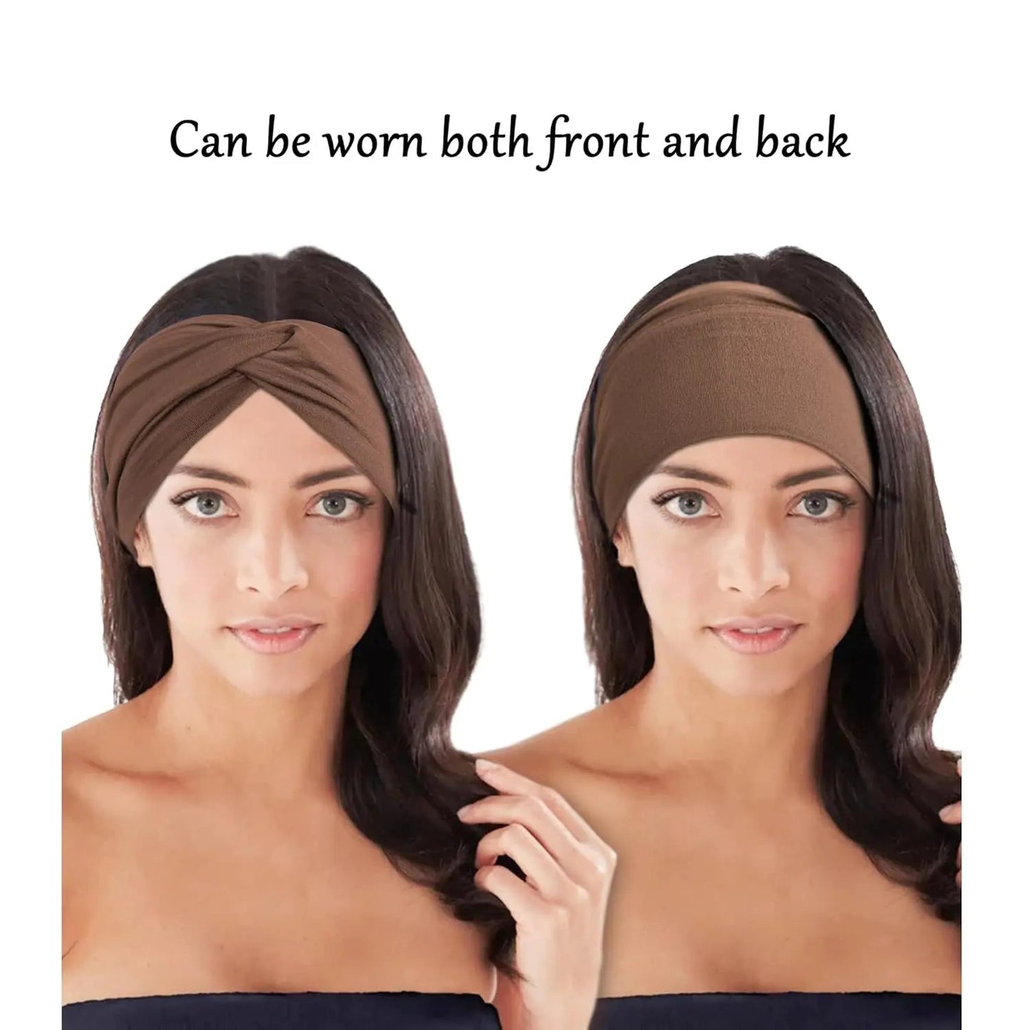 New Women Headbands African Wide Hair Wrap Turban Twist Headband for Women Large Sport Workout Stretch | TINMICO - TINMICO