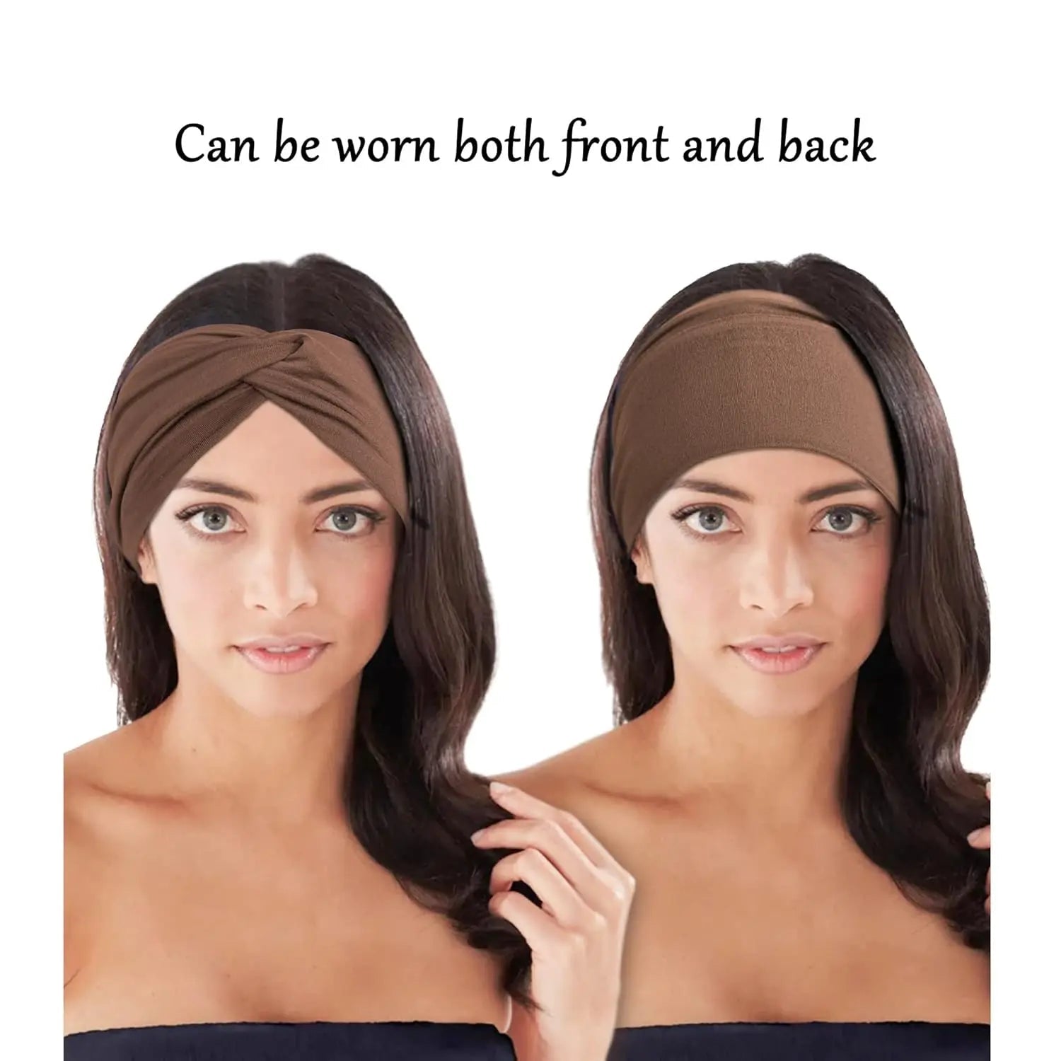 New Women Headbands African Wide Hair Wrap Turban Twist Headband for Women Large Sport Workout Stretch | TINMICO - TINMICO