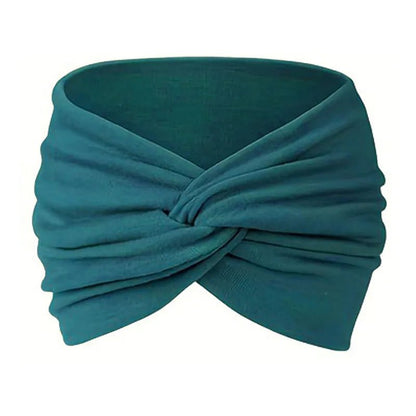 New Women Headbands African Wide Hair Wrap Turban Twist Headband for Women Large Sport Workout Stretch | TINMICO - TINMICO