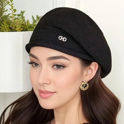 New Women's Knitted Hat Elastic Wool Urine Cap, Soft and Comfortable Acrylic Knitted Hat, Suitable for Autumn and Winter TINMICO - TINMICO