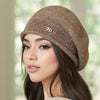 New Women's Knitted Hat Elastic Wool Urine Cap, Soft and Comfortable Acrylic Knitted Hat, Suitable for Autumn and Winter TINMICO - TINMICO