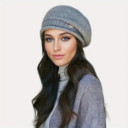 New Women's Knitted Hat Elastic Wool Urine Cap, Soft and Comfortable Acrylic Knitted Hat, Suitable for Autumn and Winter TINMICO - TINMICO