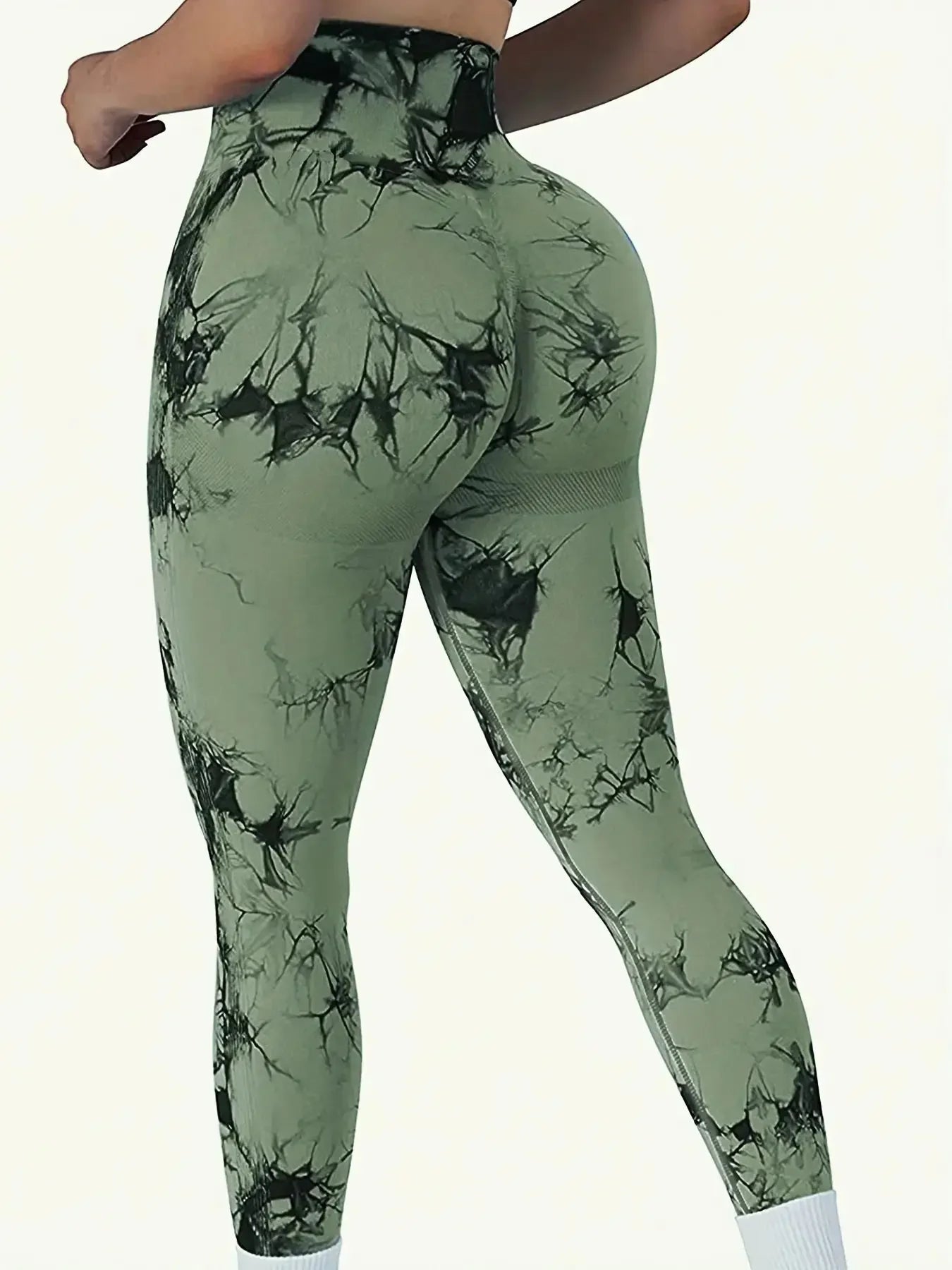 New Women's Tie-Dye Seamless Peach Butt High Waist Butt Pants Stretch Fitness Yoga Pants |TINMICO - TINMICO