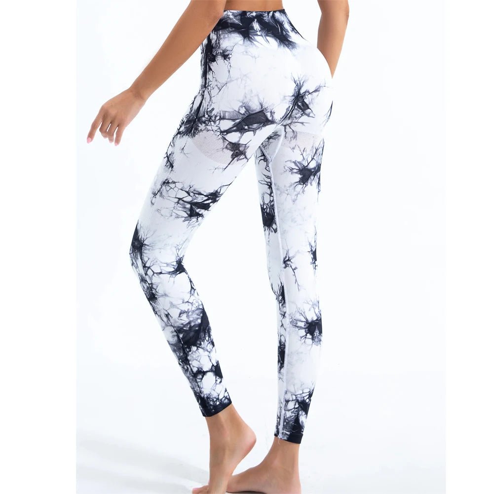 New Women's Tie-Dye Seamless Peach Butt High Waist Butt Pants Stretch Fitness Yoga Pants |TINMICO - TINMICO