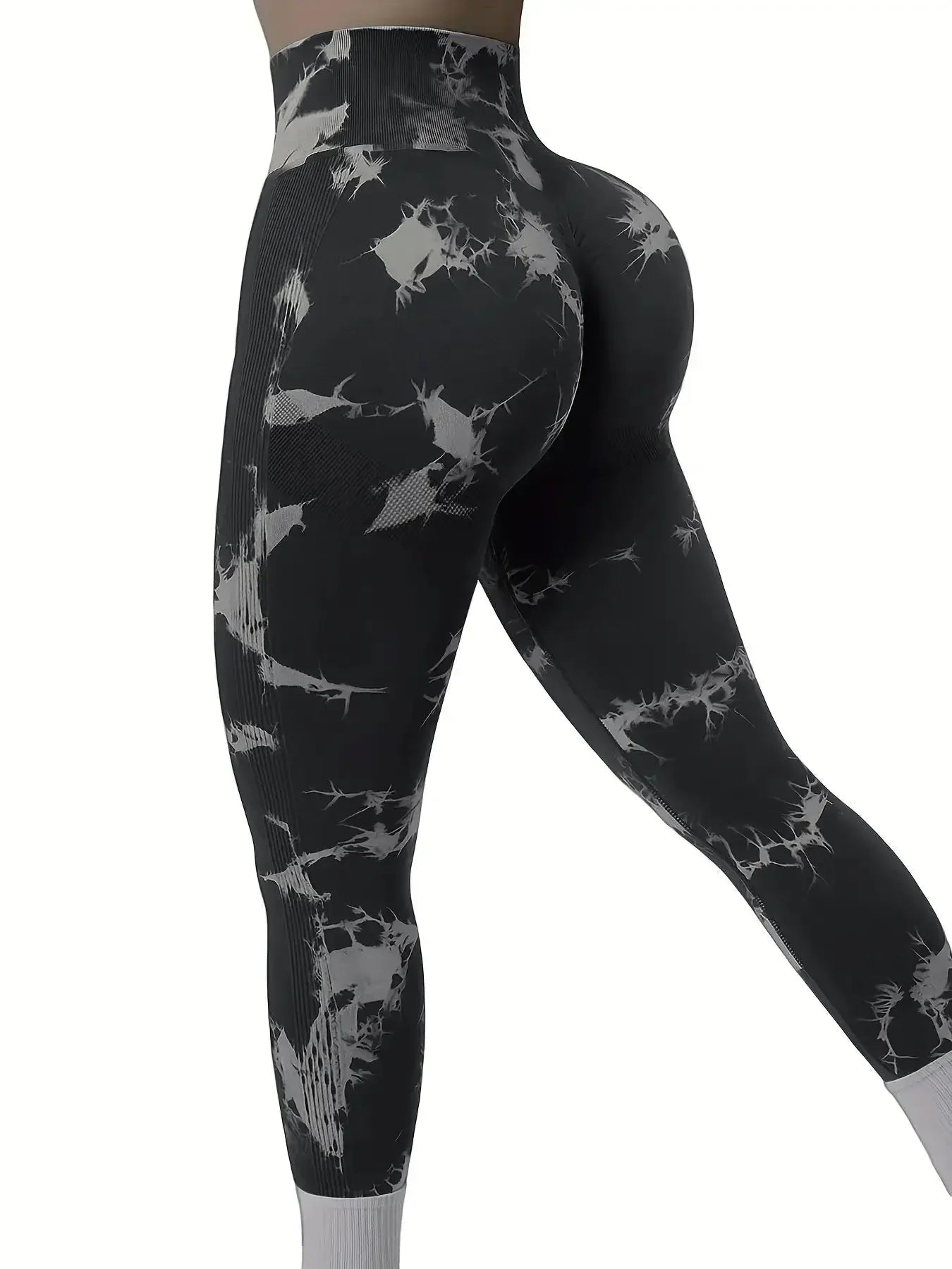 New Women's Tie-Dye Seamless Peach Butt High Waist Butt Pants Stretch Fitness Yoga Pants |TINMICO - TINMICO