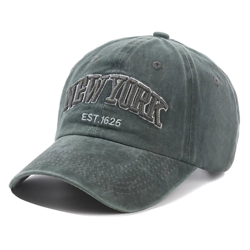 New York Washed Cotton Cap Gorras Snapback Caps Baseball Caps Sun protection Casquette Dad Hat Outdoors Cap For Men Women | TINMICO - TINMICO