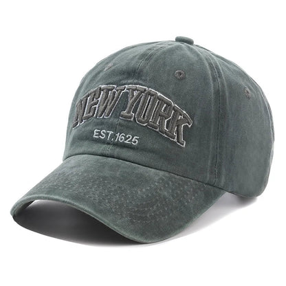 New York Washed Cotton Cap Gorras Snapback Caps Baseball Caps Sun protection Casquette Dad Hat Outdoors Cap For Men Women | TINMICO - TINMICO