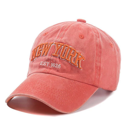 New York Washed Cotton Cap Gorras Snapback Caps Baseball Caps Sun protection Casquette Dad Hat Outdoors Cap For Men Women | TINMICO - TINMICO