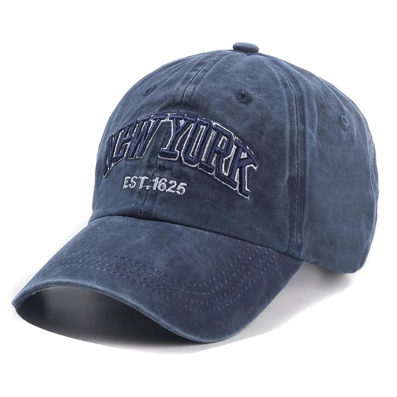 New York Washed Cotton Cap Gorras Snapback Caps Baseball Caps Sun protection Casquette Dad Hat Outdoors Cap For Men Women | TINMICO - TINMICO