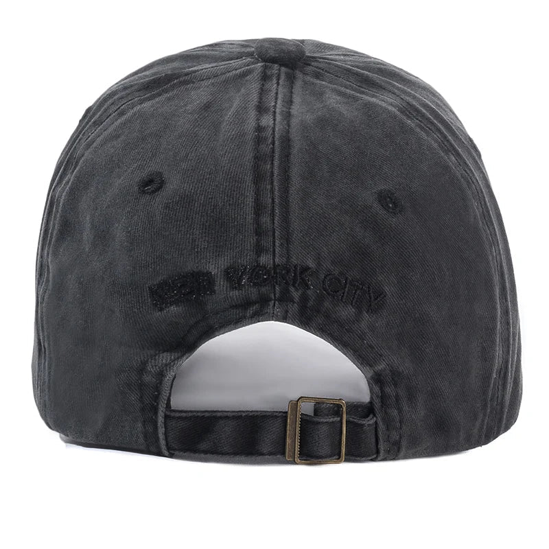 New York Washed Cotton Cap Gorras Snapback Caps Baseball Caps Sun protection Casquette Dad Hat Outdoors Cap For Men Women | TINMICO - TINMICO