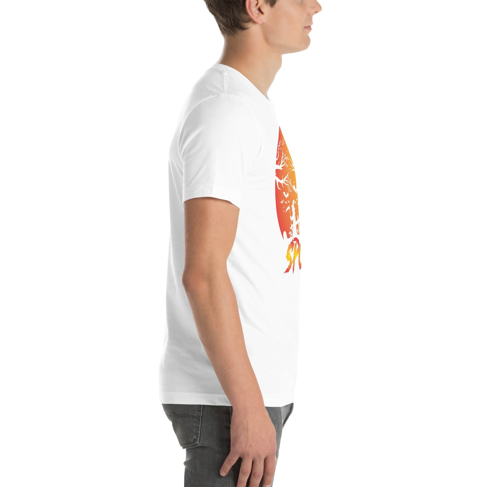 Spooky Unisex T-Shirt for Halloween Celebrations, Casual Wear, Party Shirt - TINMICO