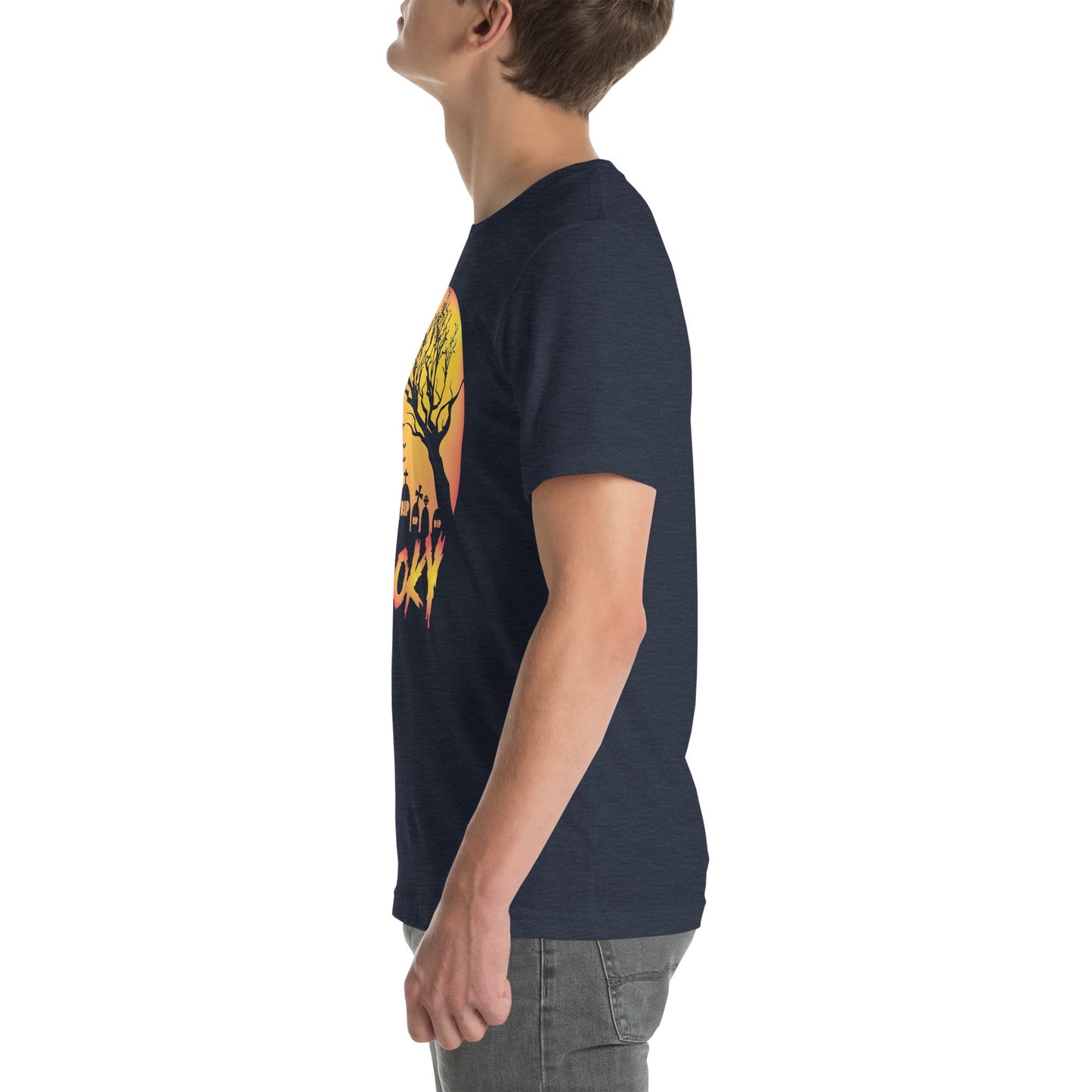 Spooky Unisex T-Shirt for Halloween Celebrations, Casual Wear, Party Shirt - TINMICO