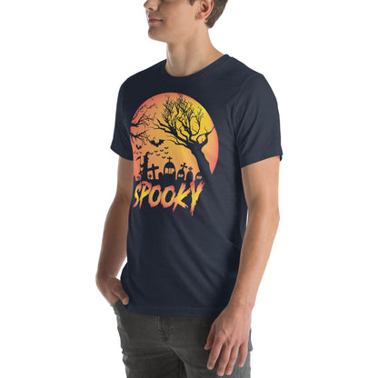 Spooky Unisex T-Shirt for Halloween Celebrations, Casual Wear, Party Shirt - TINMICO