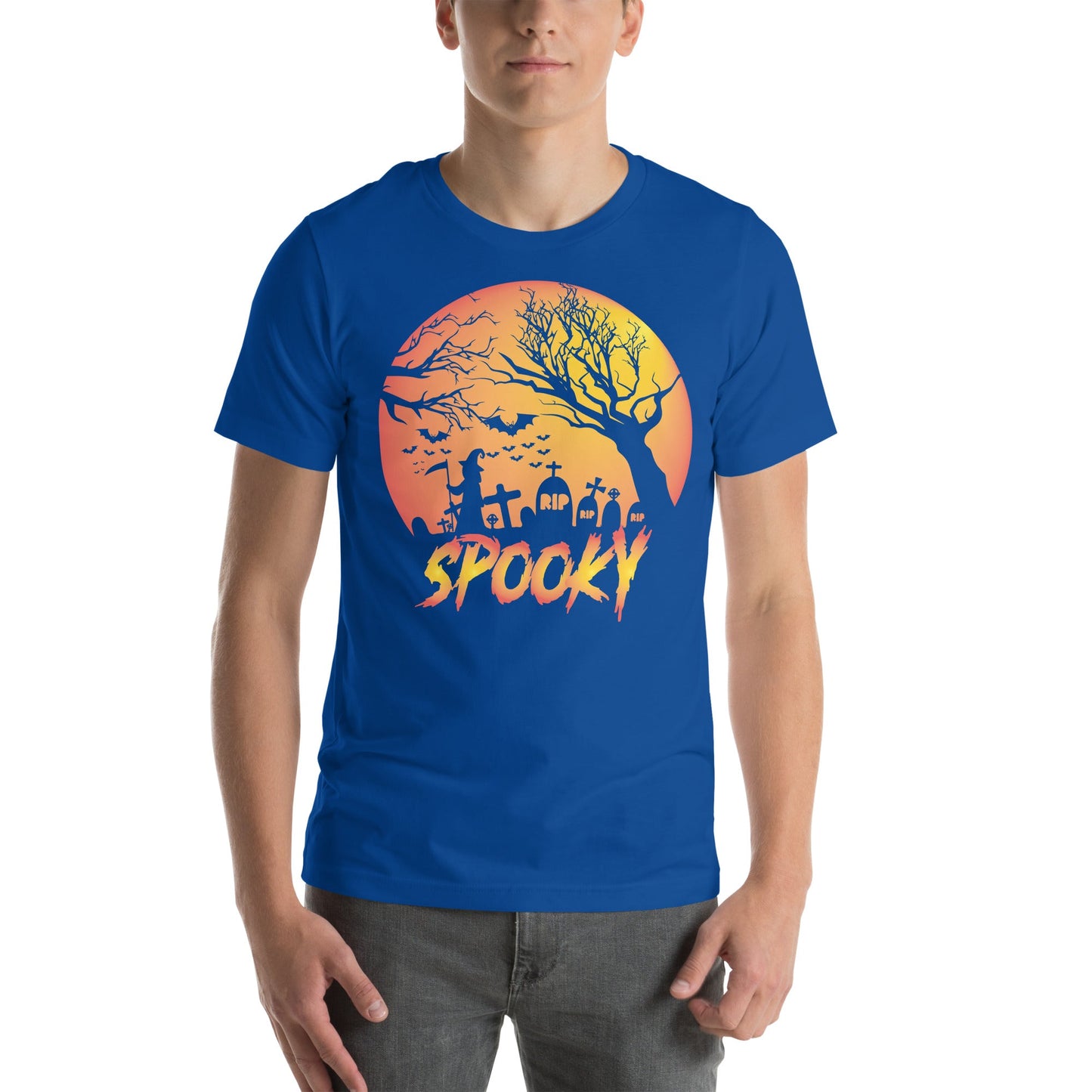 Spooky Unisex T-Shirt for Halloween Celebrations, Casual Wear, Party Shirt - TINMICO