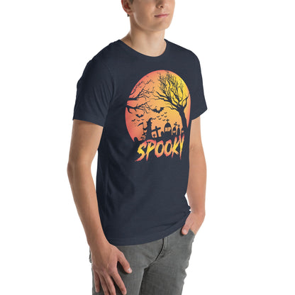 Spooky Unisex T-Shirt for Halloween Celebrations, Casual Wear, Party Shirt - TINMICO