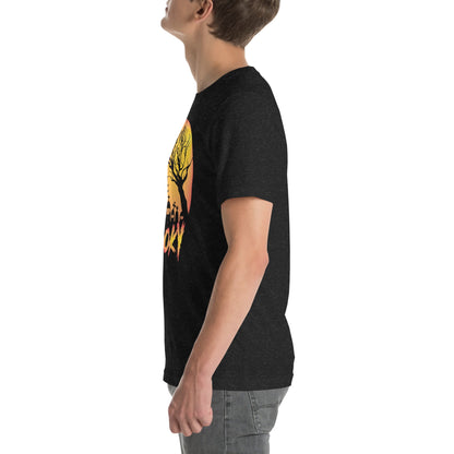 Spooky Unisex T-Shirt for Halloween Celebrations, Casual Wear, Party Shirt - TINMICO