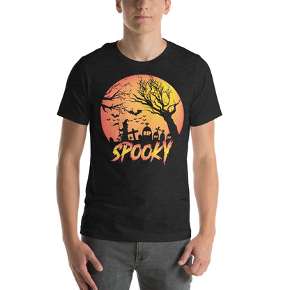 Spooky Unisex T-Shirt for Halloween Celebrations, Casual Wear, Party Shirt - TINMICO