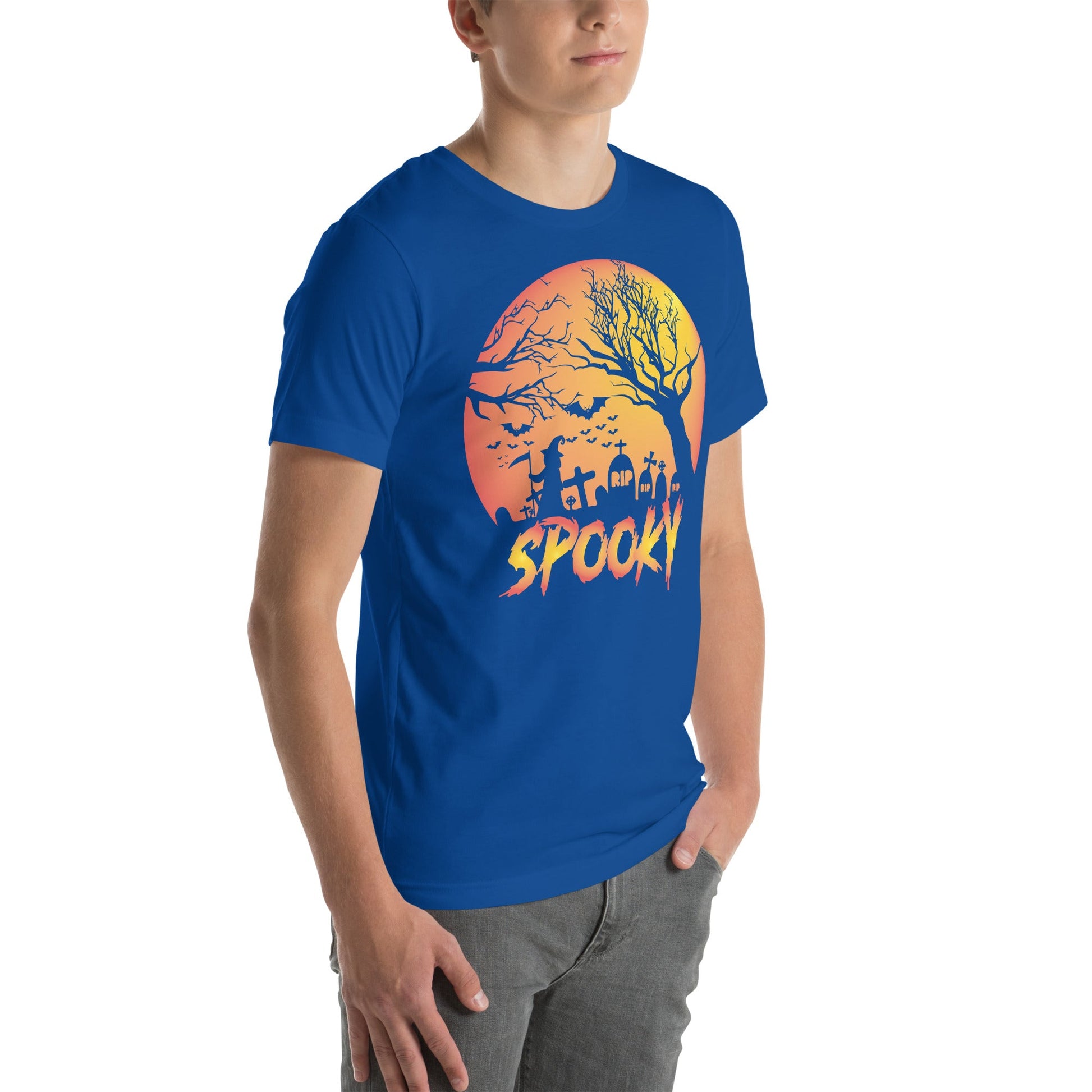 Spooky Unisex T-Shirt for Halloween Celebrations, Casual Wear, Party Shirt - TINMICO