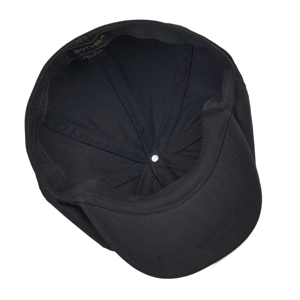 TINMICO 100% Twill Cotton Newsboy Cap Men Women Classic Retro Hat Summer Autumn Lightweight Driver Cap - TINMICO