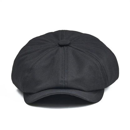 TINMICO 100% Twill Cotton Newsboy Cap Men Women Classic Retro Hat Summer Autumn Lightweight Driver Cap - TINMICO