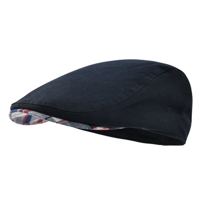 TINMICO Jangoul Mens Flat Cap Soft Vintage Linen Hats Casual Retro Newsboy Hat Beret for Male Driving Ivy Hats Summer Autumn - TINMICO