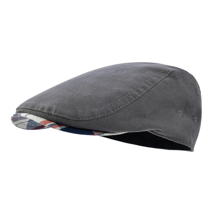 TINMICO Jangoul Mens Flat Cap Soft Vintage Linen Hats Casual Retro Newsboy Hat Beret for Male Driving Ivy Hats Summer Autumn - TINMICO