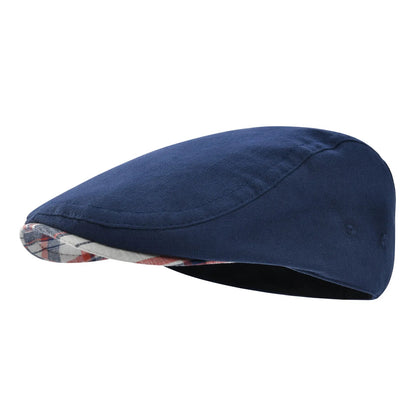 TINMICO Jangoul Mens Flat Cap Soft Vintage Linen Hats Casual Retro Newsboy Hat Beret for Male Driving Ivy Hats Summer Autumn - TINMICO