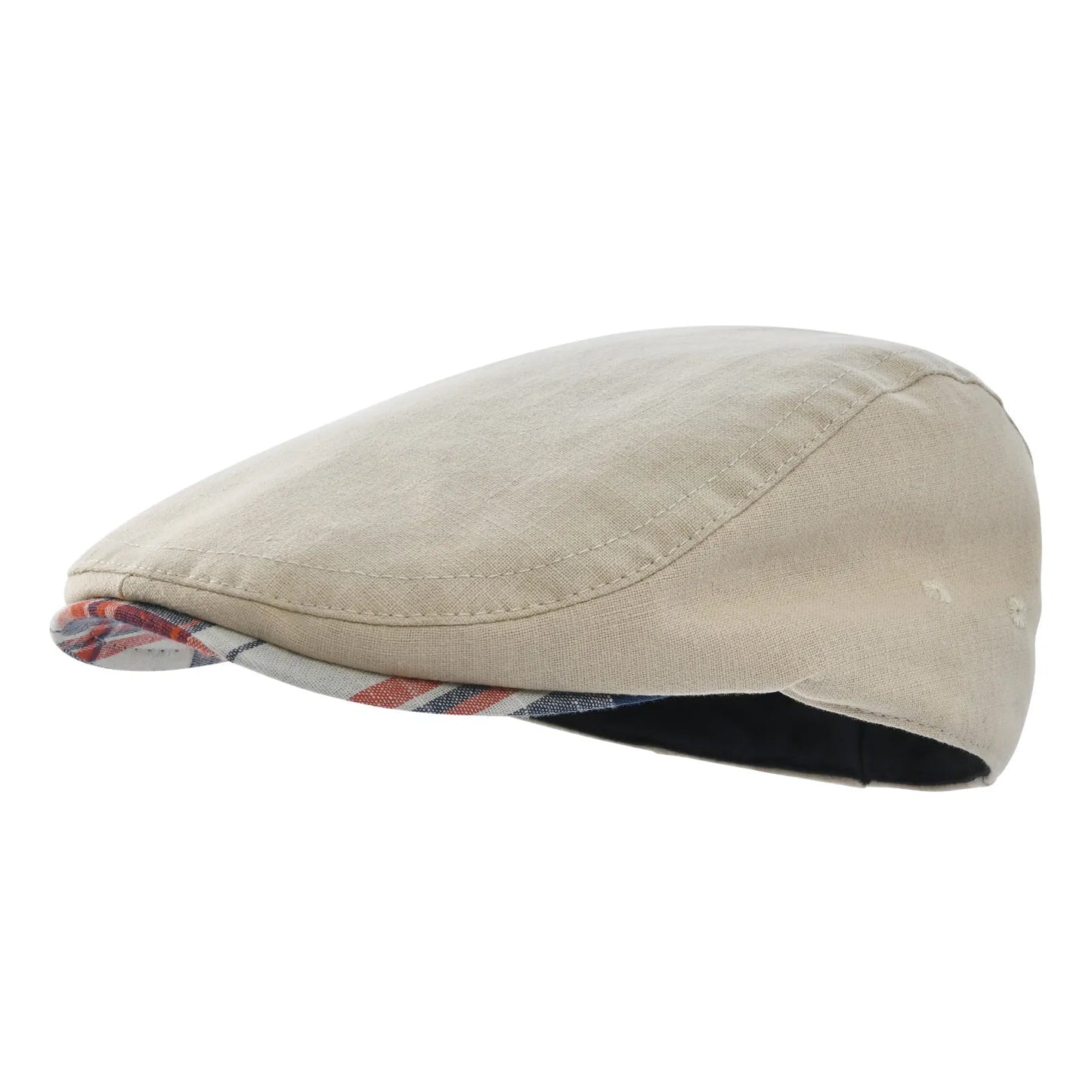 TINMICO Jangoul Mens Flat Cap Soft Vintage Linen Hats Casual Retro Newsboy Hat Beret for Male Driving Ivy Hats Summer Autumn - TINMICO