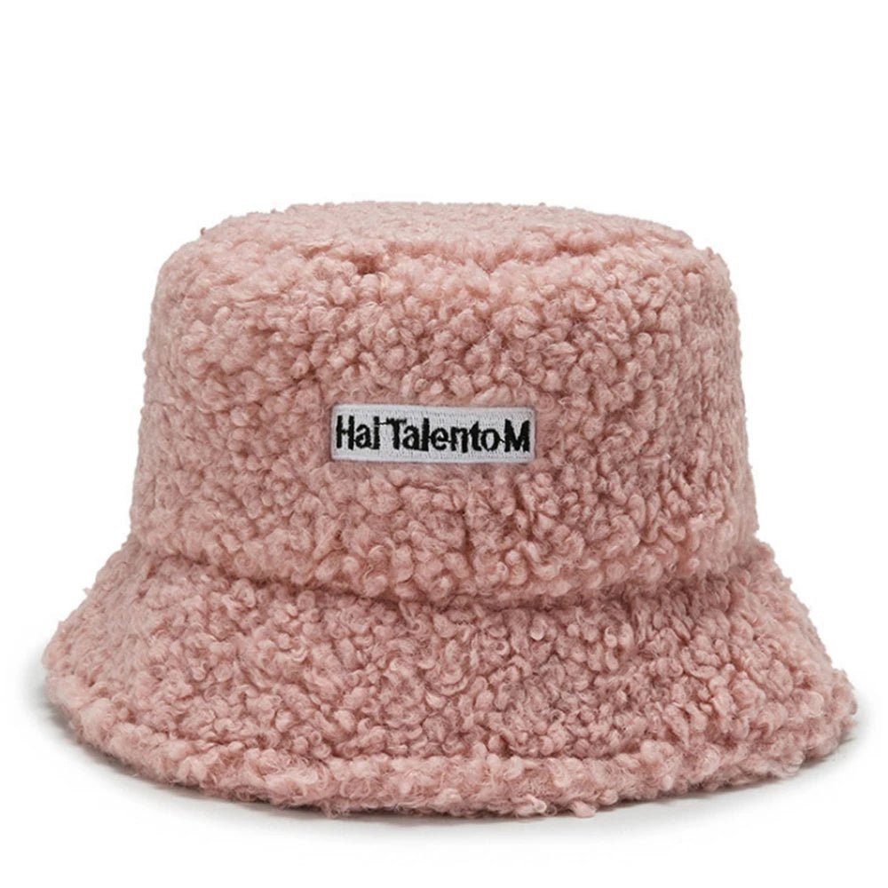 TINMICO Winter Warm Fleece Bucket Hat for Men Women Cold Resistant Fashion Fisherman Cap Trendy Sunshade New - TINMICO