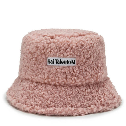 TINMICO Winter Warm Fleece Bucket Hat for Men Women Cold Resistant Fashion Fisherman Cap Trendy Sunshade New - TINMICO