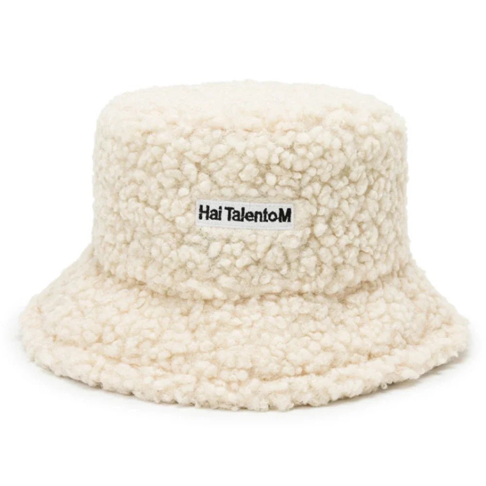 TINMICO Winter Warm Fleece Bucket Hat for Men Women Cold Resistant Fashion Fisherman Cap Trendy Sunshade New - TINMICO
