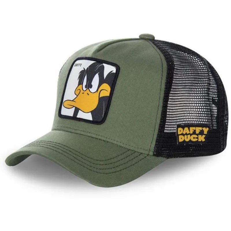 Unisex Anime Cartoon Cap High Quality Patch Draw Baseball Cap Men Trucker Hat | TINMICO - TINMICO