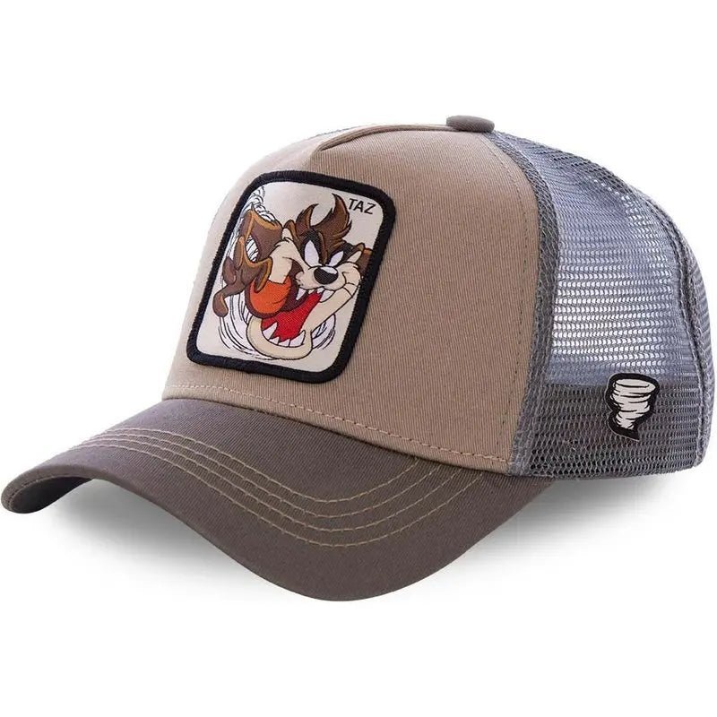 Unisex Anime Cartoon Cap High Quality Patch Draw Baseball Cap Men Trucker Hat | TINMICO - TINMICO