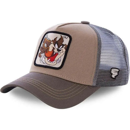 Unisex Anime Cartoon Cap High Quality Patch Draw Baseball Cap Men Trucker Hat | TINMICO - TINMICO