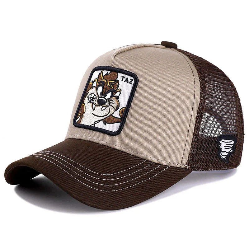 Unisex Anime Cartoon Cap High Quality Patch Draw Baseball Cap Men Trucker Hat | TINMICO - TINMICO