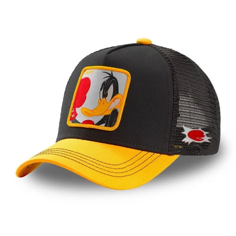 Unisex Anime Cartoon Cap High Quality Patch Draw Baseball Cap Men Trucker Hat | TINMICO - TINMICO