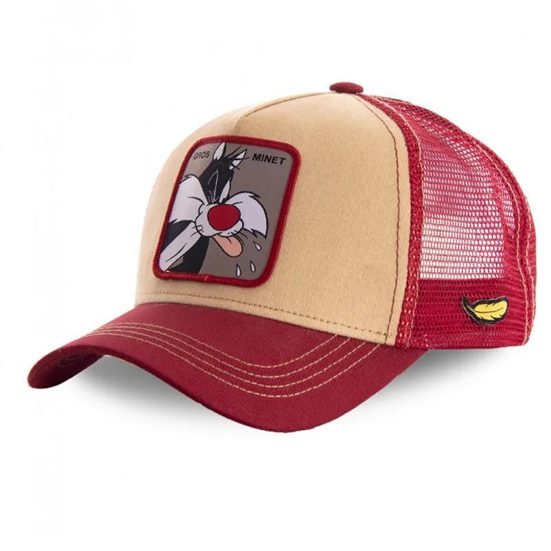 Unisex Anime Cartoon Cap High Quality Patch Draw Baseball Cap Men Trucker Hat | TINMICO - TINMICO
