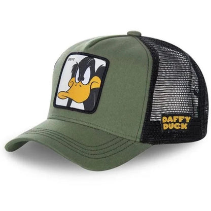 Unisex Anime Cartoon Cap High Quality Patch Draw Baseball Cap Men Trucker Hat | TINMICO - TINMICO