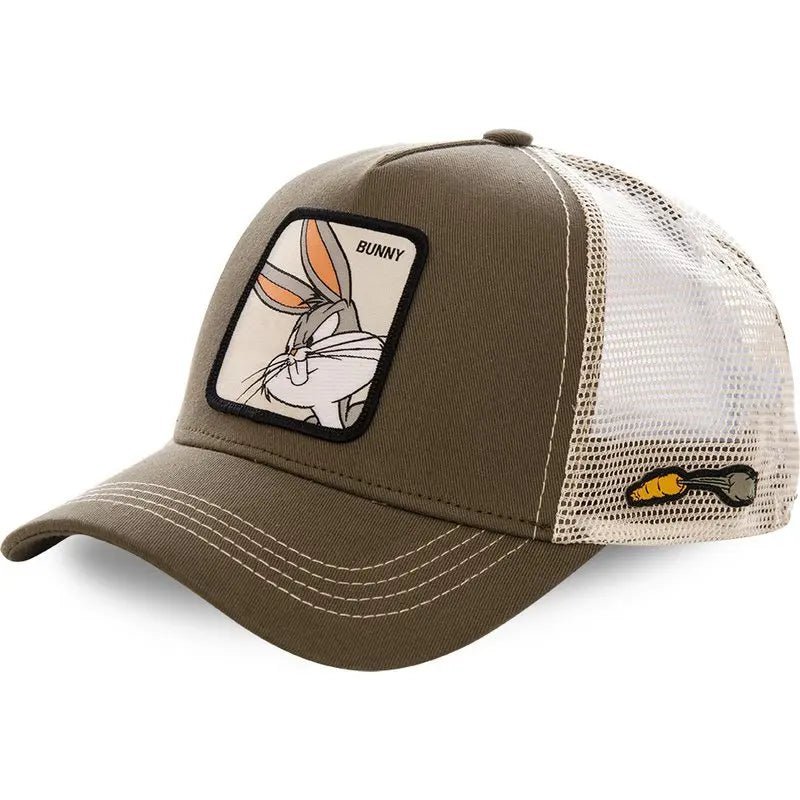 Unisex Anime Cartoon Cap High Quality Patch Draw Baseball Cap Men Trucker Hat | TINMICO - TINMICO