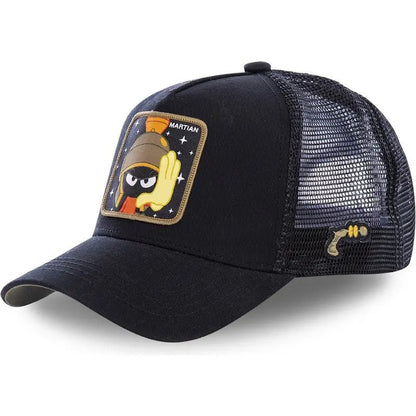 Unisex Anime Cartoon Cap High Quality Patch Draw Baseball Cap Men Trucker Hat | TINMICO - TINMICO