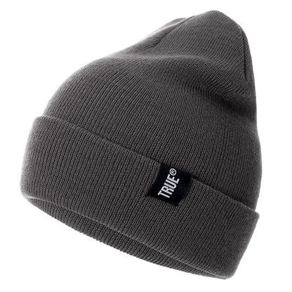 Unisex Cap Letter True 10 Colors Casual Beanies for Men Women Fashion Knitted Winter Hat Solid Hip - hop Skullies Hat Bonnet | TINMICO - TINMICO