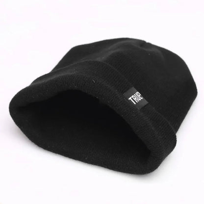 Unisex Cap Letter True 10 Colors Casual Beanies for Men Women Fashion Knitted Winter Hat Solid Hip - hop Skullies Hat Bonnet | TINMICO - TINMICO