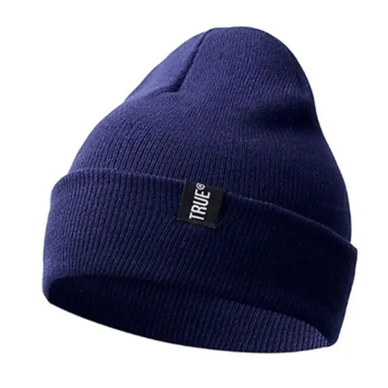 Unisex Cap Letter True 10 Colors Casual Beanies for Men Women Fashion Knitted Winter Hat Solid Hip - hop Skullies Hat Bonnet | TINMICO - TINMICO