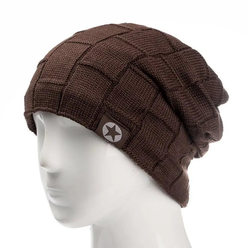 Unisex Fleece Lined Beanie Hat Knit Wool Warm Winter Hat Thick Soft Stretch Hat For Men And Women Fashion Skullies & Beanie | TINMICO - TINMICO