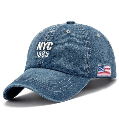 Unisex hats Denim Baseball Cap Men Women Embroidery Letter Jeans Snapback Hat Casquette Summer Sports Hip Hop Cap Gorras | TINMICO - TINMICO