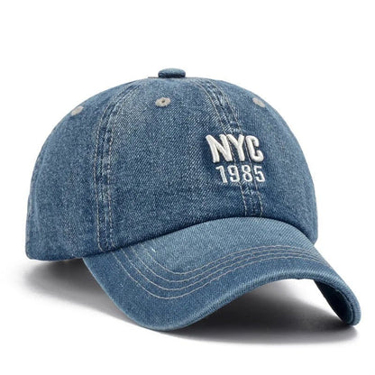 Unisex hats Denim Baseball Cap Men Women Embroidery Letter Jeans Snapback Hat Casquette Summer Sports Hip Hop Cap Gorras | TINMICO - TINMICO