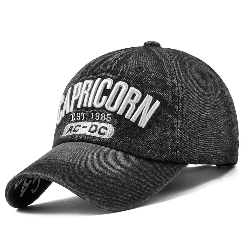 Unisex hats Denim Baseball Cap Men Women Embroidery Letter Jeans Snapback Hat Casquette Summer Sports Hip Hop Cap Gorras | TINMICO - TINMICO