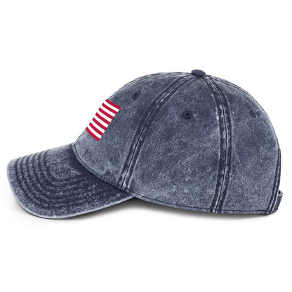 USA Flag Baseball Cap Vintage Cotton Twill Cap | TINMICO - TINMICO